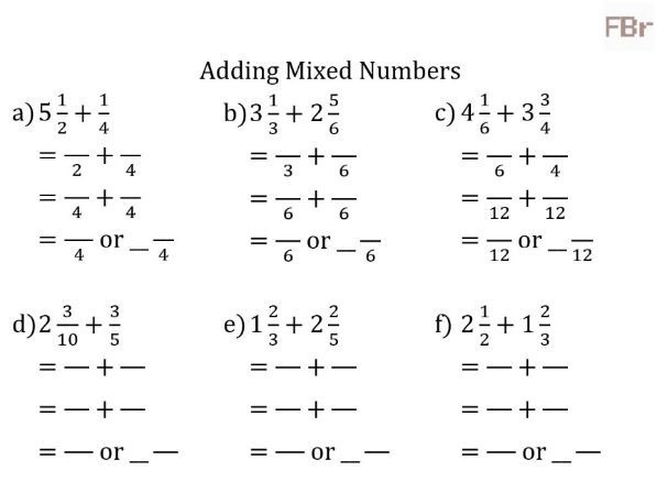 Subtracting Mixed Fractions Made Easy with Worksheets