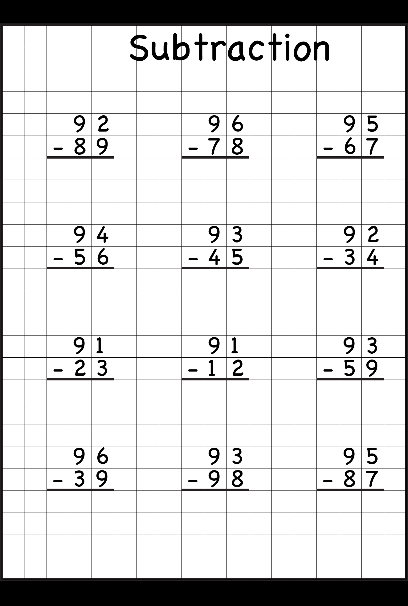 5 Ways to Master Subtracting with Regrouping Worksheets