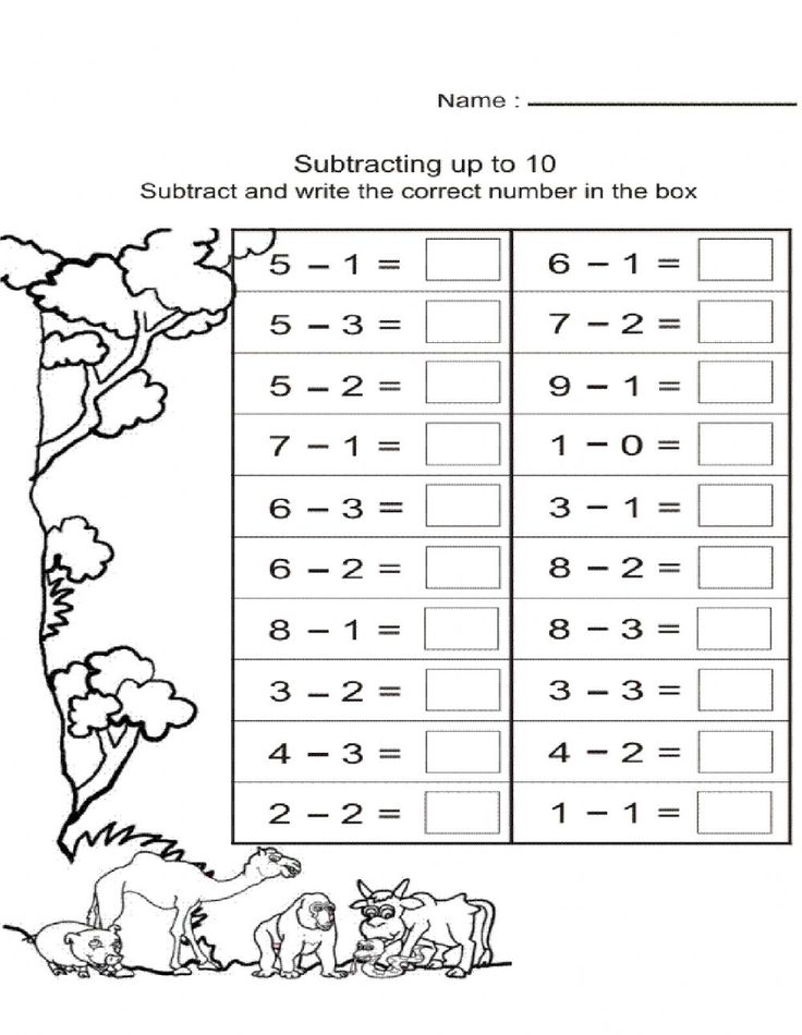 Subtraction Online Worksheet For Grade 1 Math Subtraction 1St Grade Worksheets Subtraction