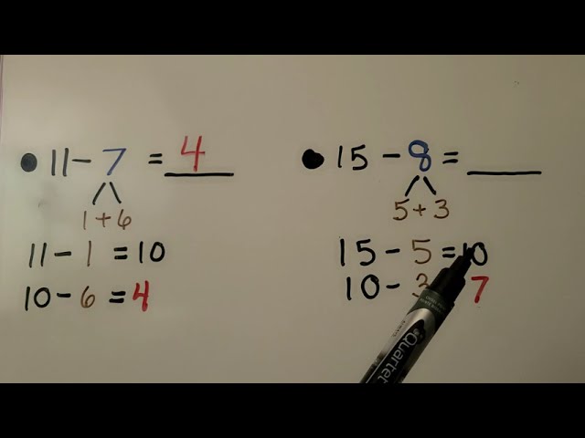 Subtraction To 10 Worksheets Free