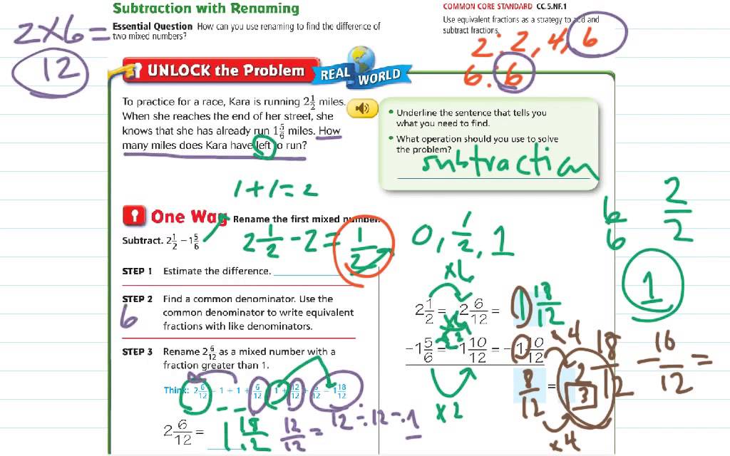 Subtraction with Renaming Made Easy