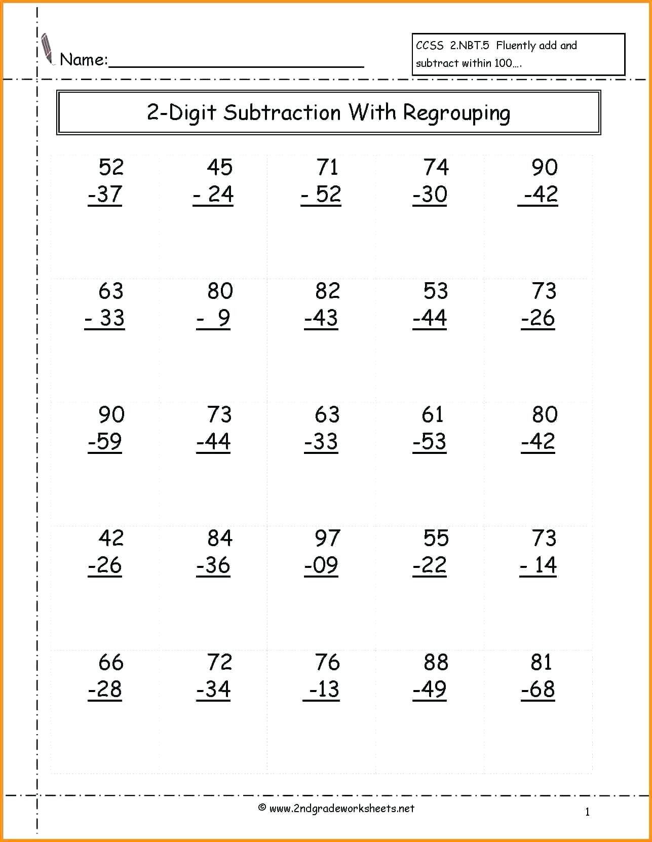 1st Grade Subtraction Worksheets Made Easy