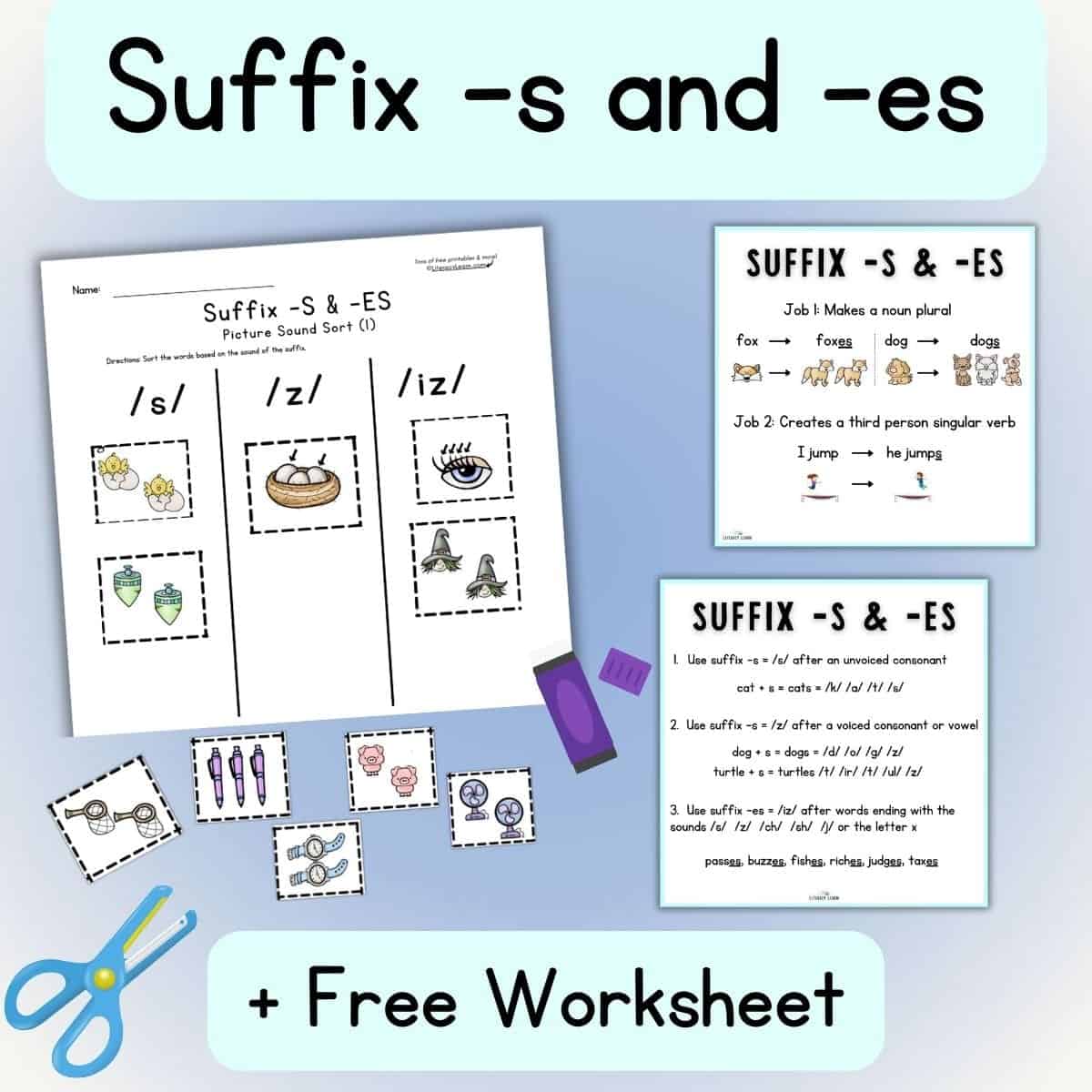 5 Fun Ways to Learn Suffix S Worksheets