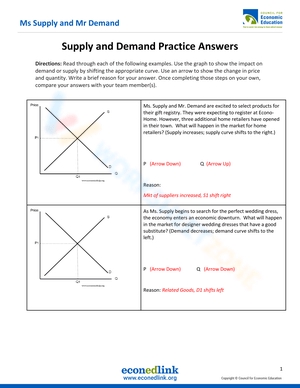 5 Ways to Master Supply and Demand with Worksheets