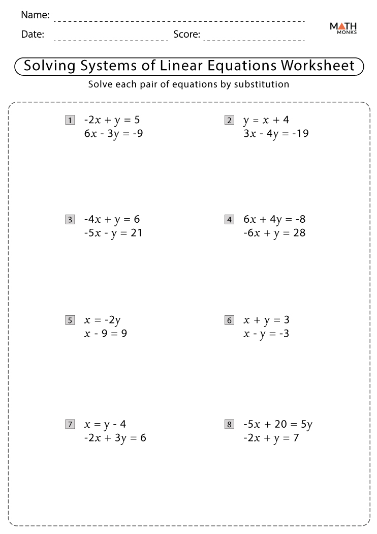 System Of Linear Equations Pdf