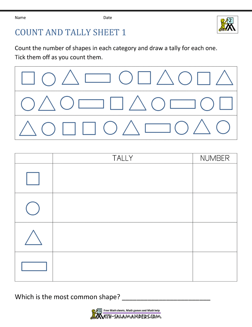 5 Ways to Create Tally Chart Worksheets