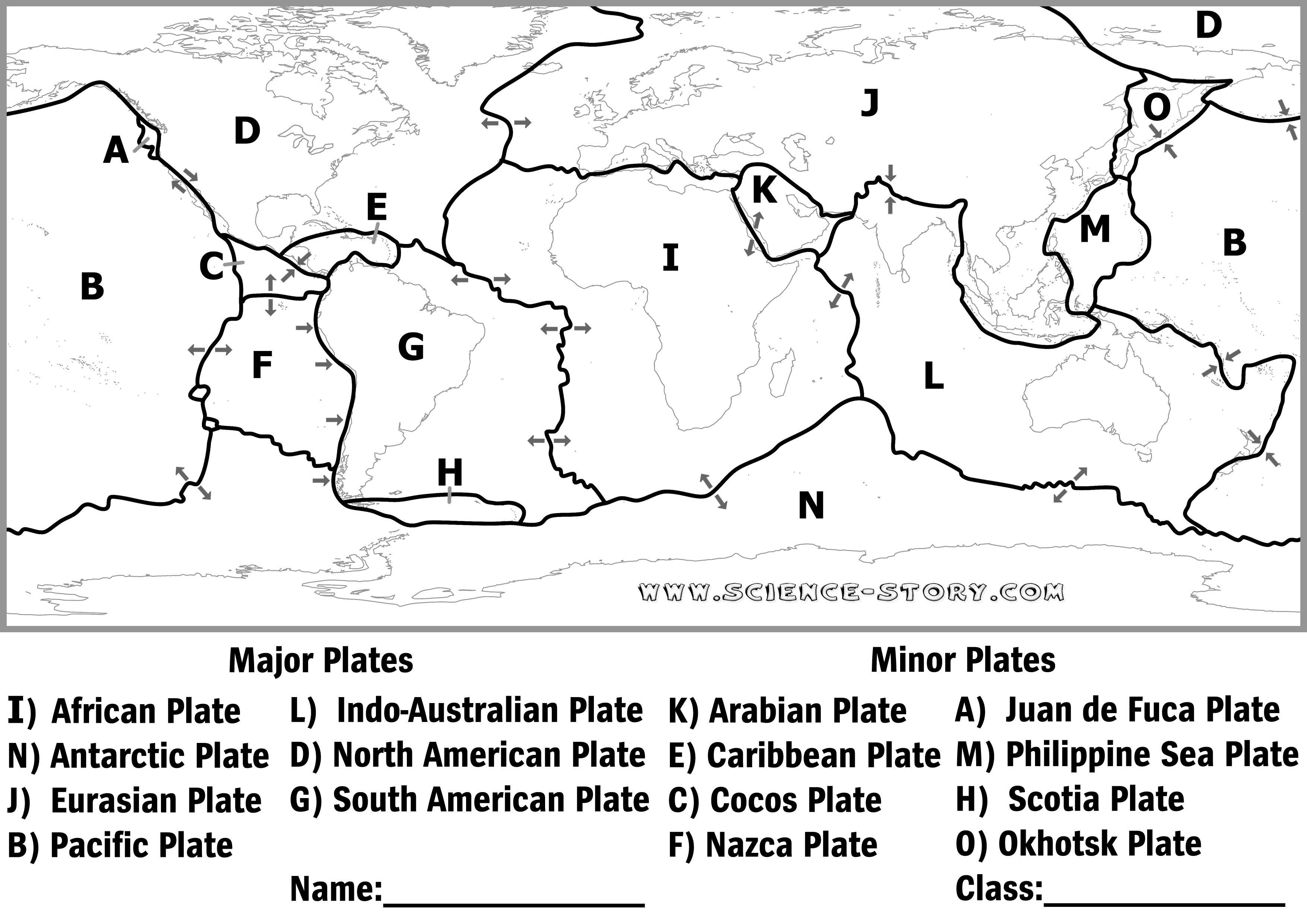 Tectonic Plates Map Worksheet: Interactive Earth's Surface Explorer