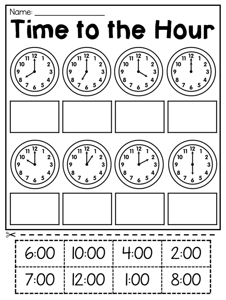 Telling Time Worksheet Pdf