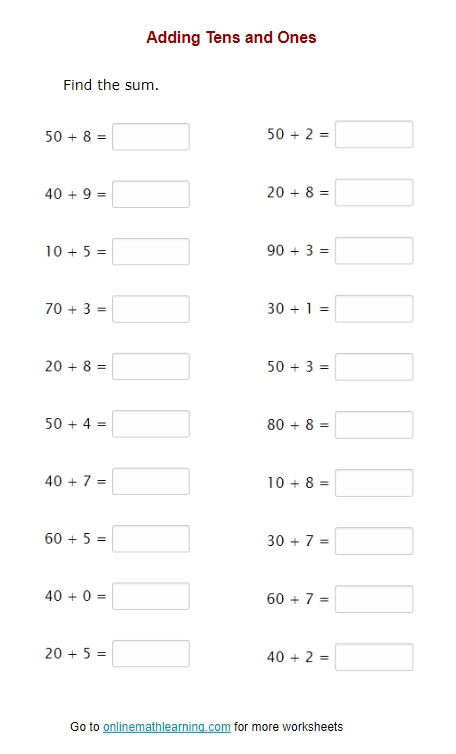 5 Ways to Master Tens and Ones Worksheets