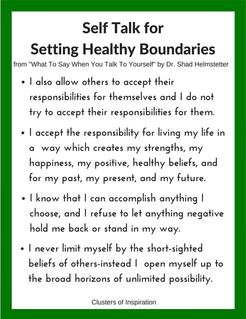 The Guide To Setting Healthy Boundaries Clusters Of Inspiration Medium