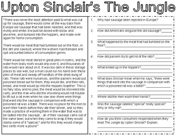 7 Insights into The Jungle by Upton Sinclair