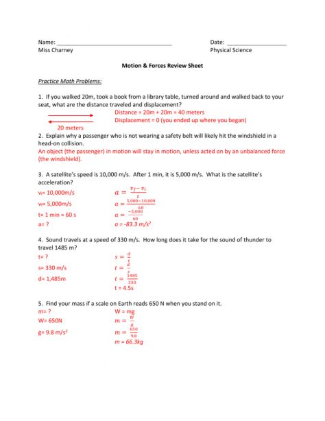 Unlocking Science: The Language of Science Worksheet Answers