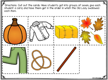 There Was An Old Lady Who Swallowed Some Leaves Worksheets