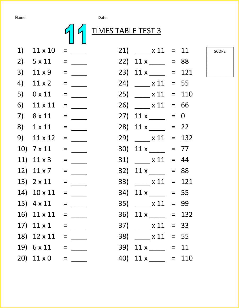 Time Table Worksheets To Print Worksheet Resume Examples