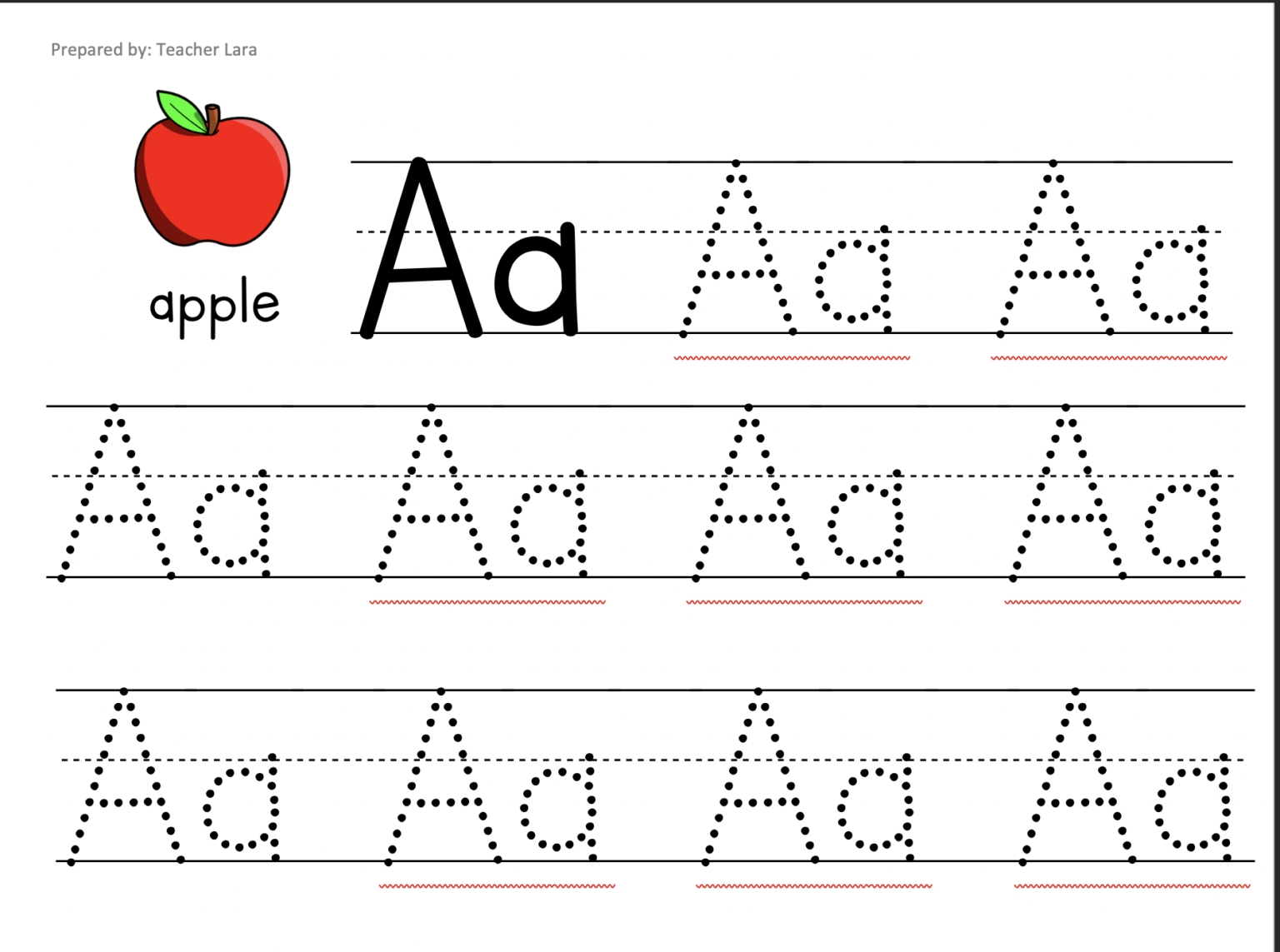 5 Ways to Learn Trace Letters Worksheet