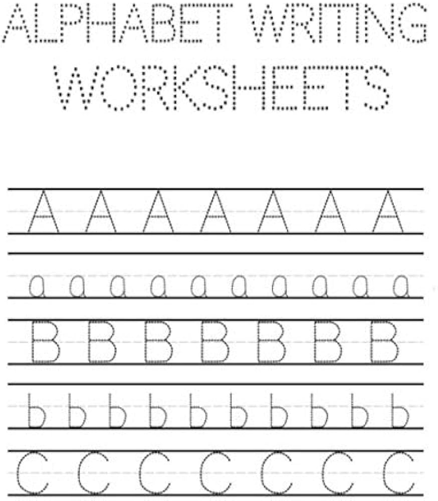 Tracing Letter Worksheet