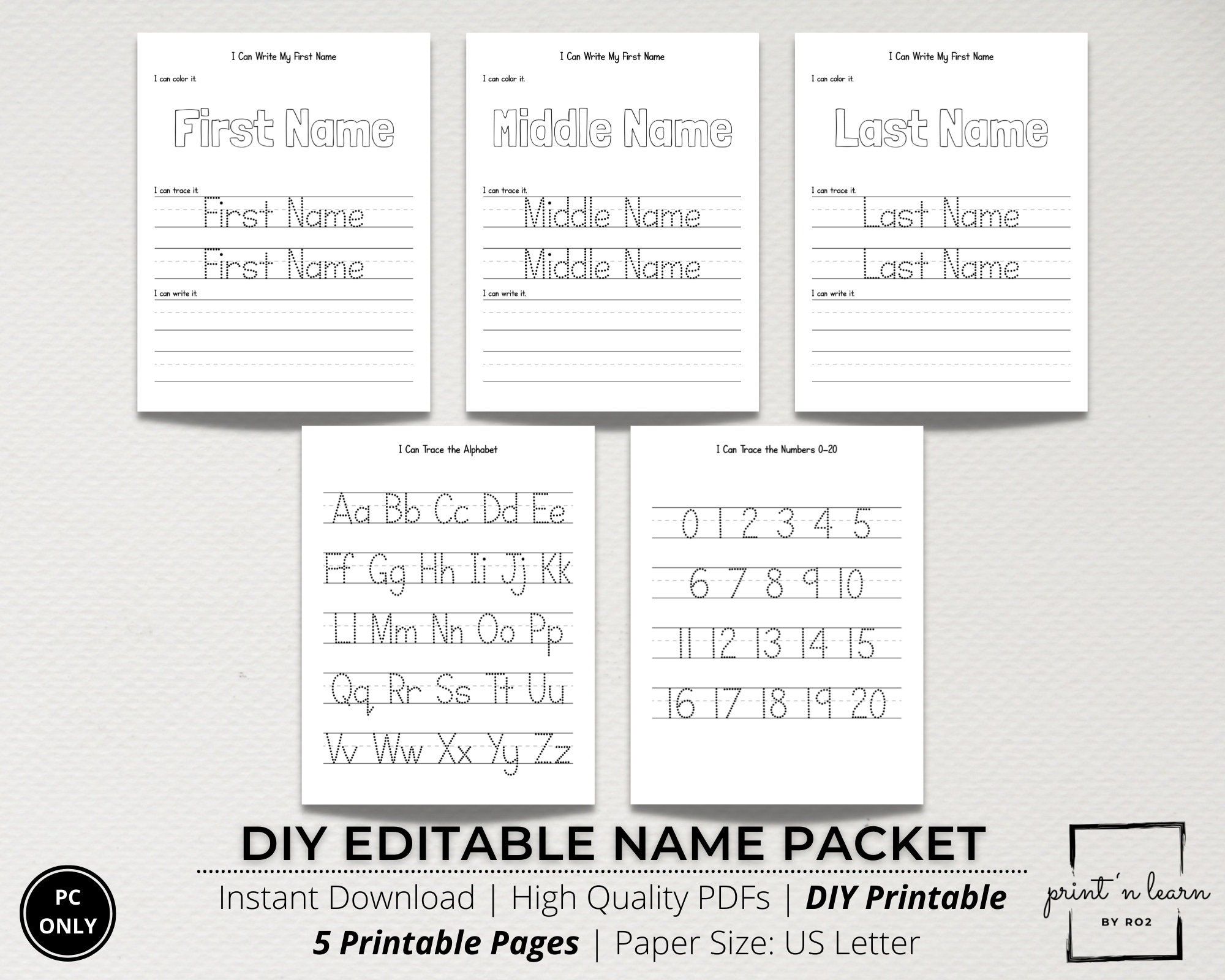 7 Ways to Master Tracing Names Worksheets