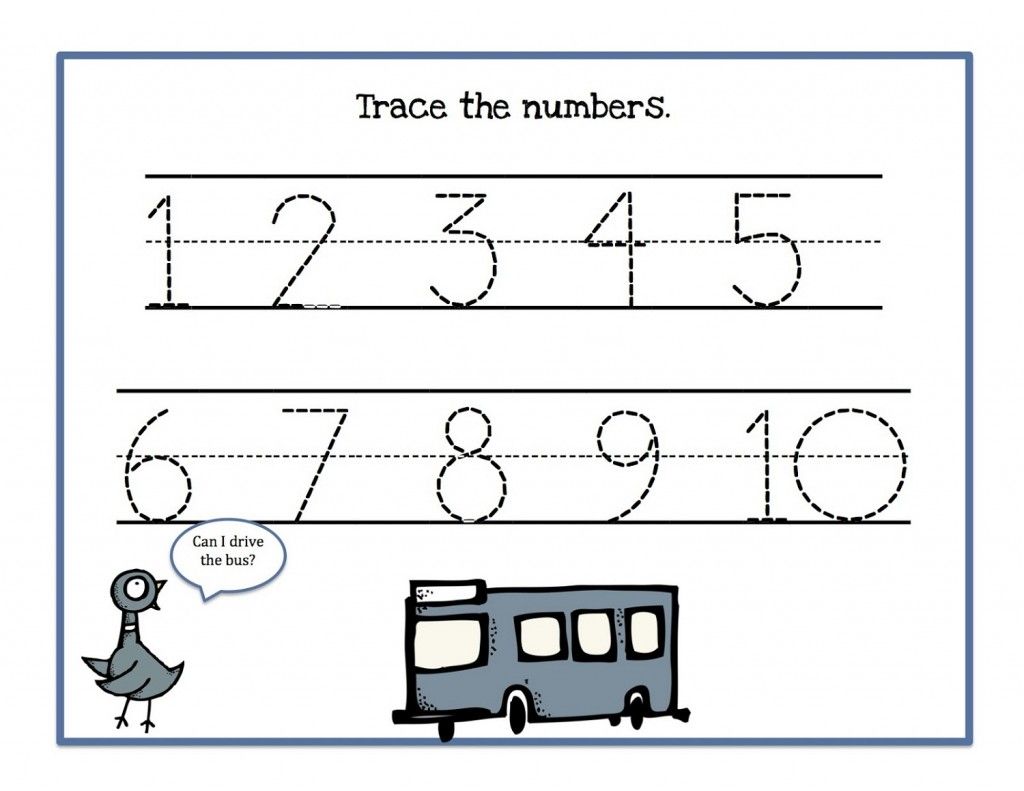 Tracing Numbers 1 10 Worksheets Activity Shelter Counting Worksheets For Kindergarten