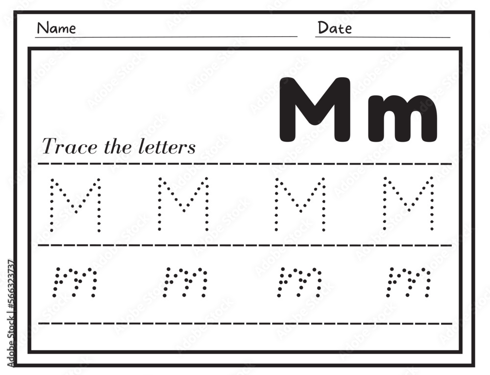 Tracing Practice Worksheet