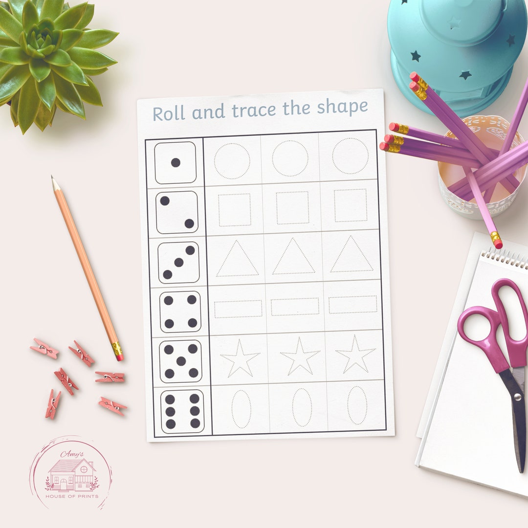 5 Ways to Master Tracing Shapes Worksheets