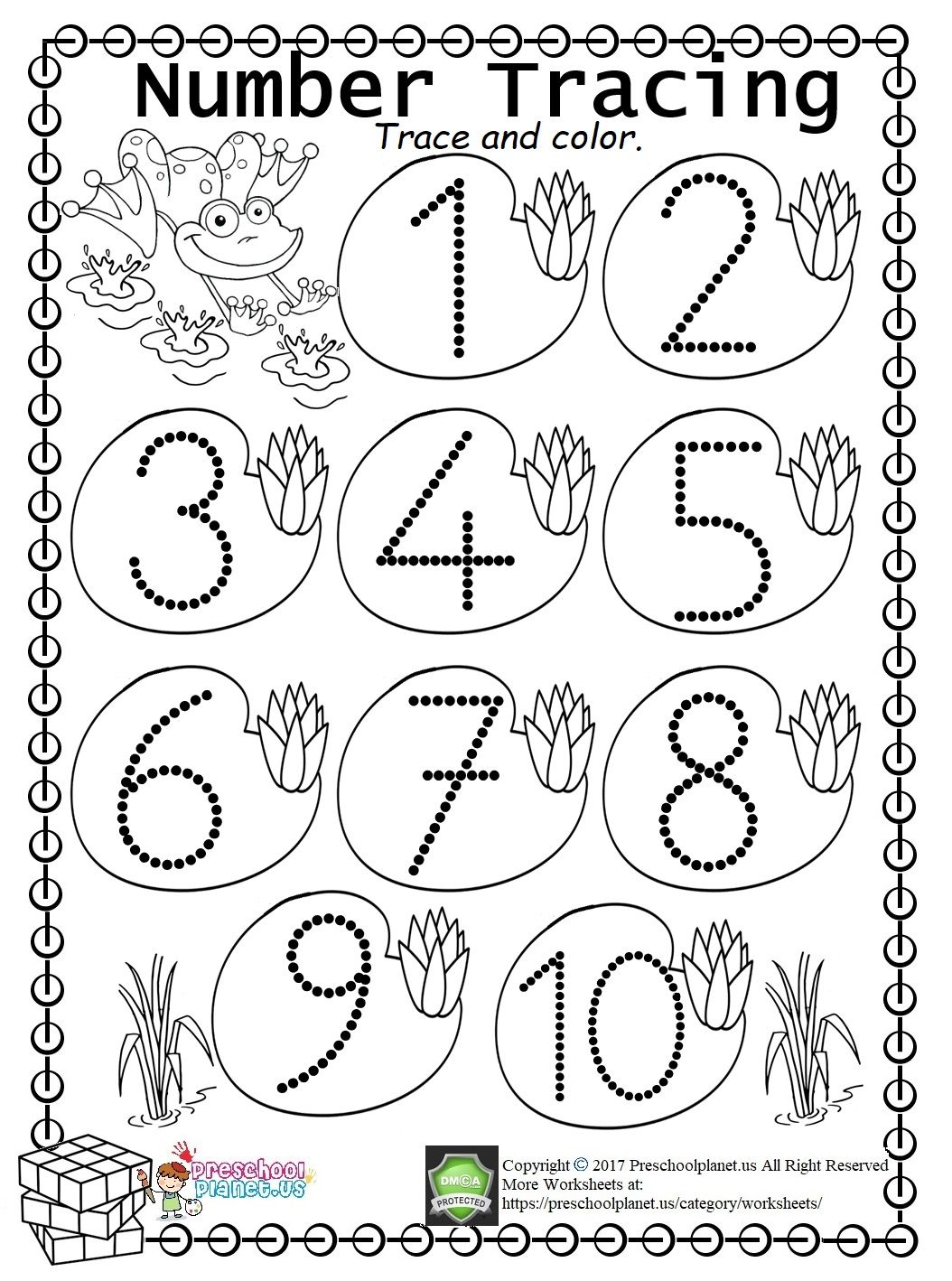 7 Fun Tracing Worksheets for Kindergarten