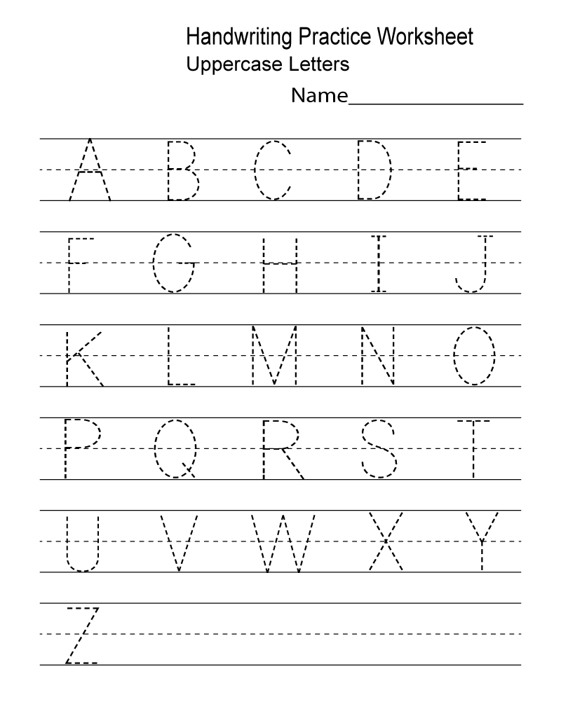 Pre K Tracing Worksheets for Little Hands to Practice