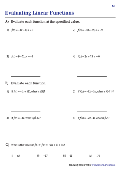 7 Ways to Transform Linear Functions