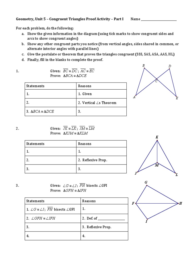 7 Essential Triangle Geometry Worksheets for Students