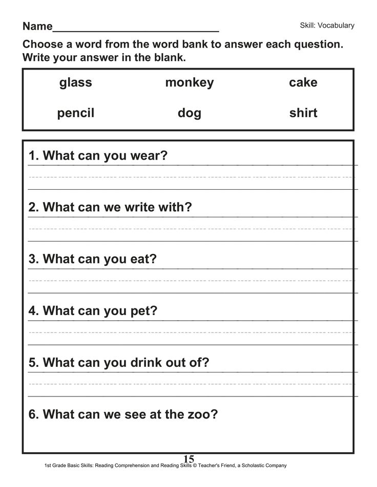 Tutoring Hour Reading Comprehension