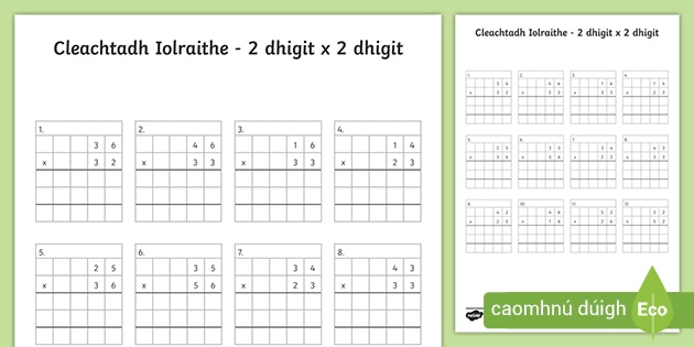 10 Ways to Master 2-Digit Multiplication Worksheets