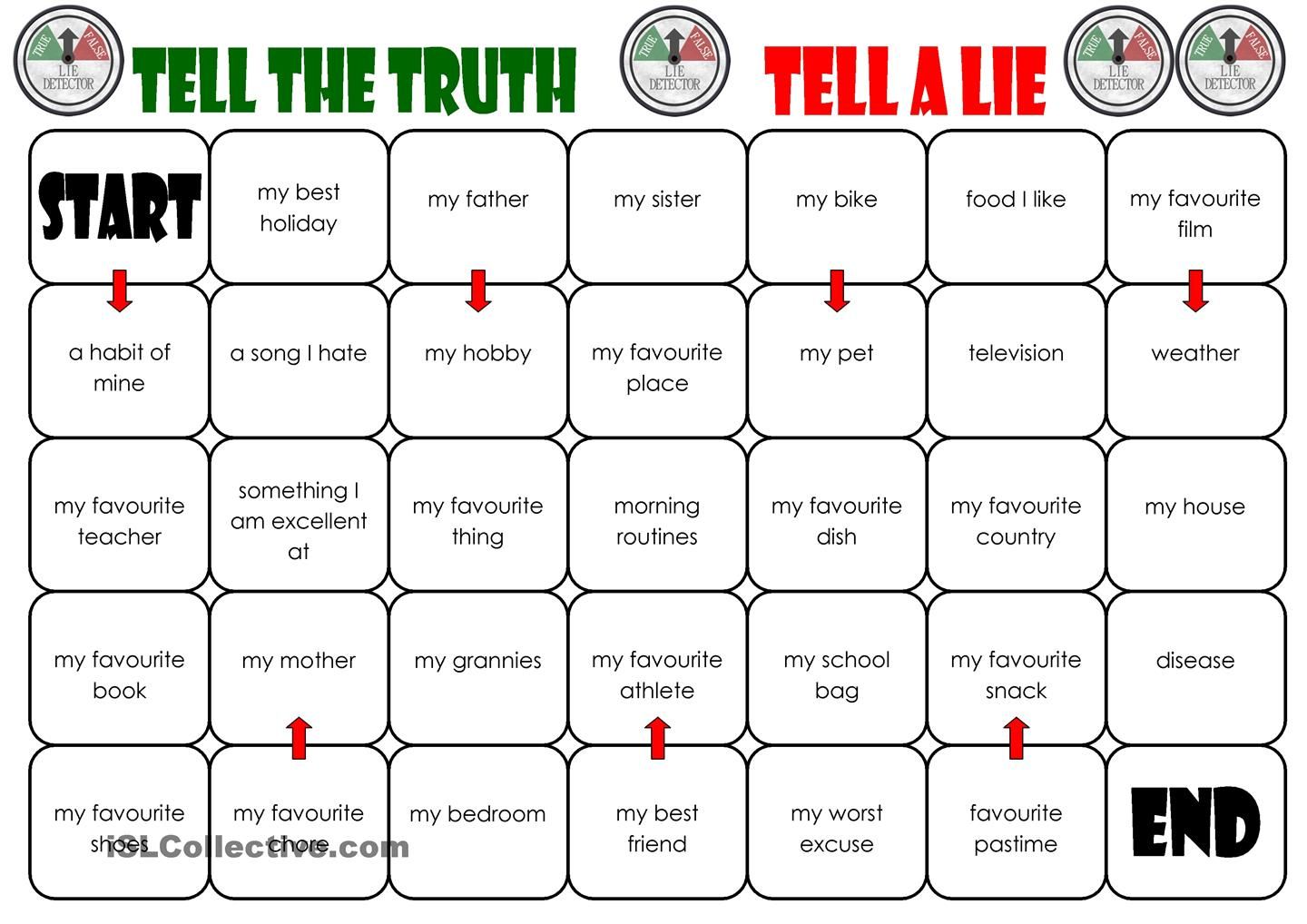 Two Truths And A Lie Worksheet Kidsworksheetfun