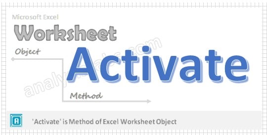 5 Ways to Activate Worksheet in VBA