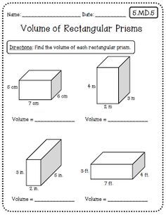 Volume Worksheets Grade 5 Worksheet Template Student Layla