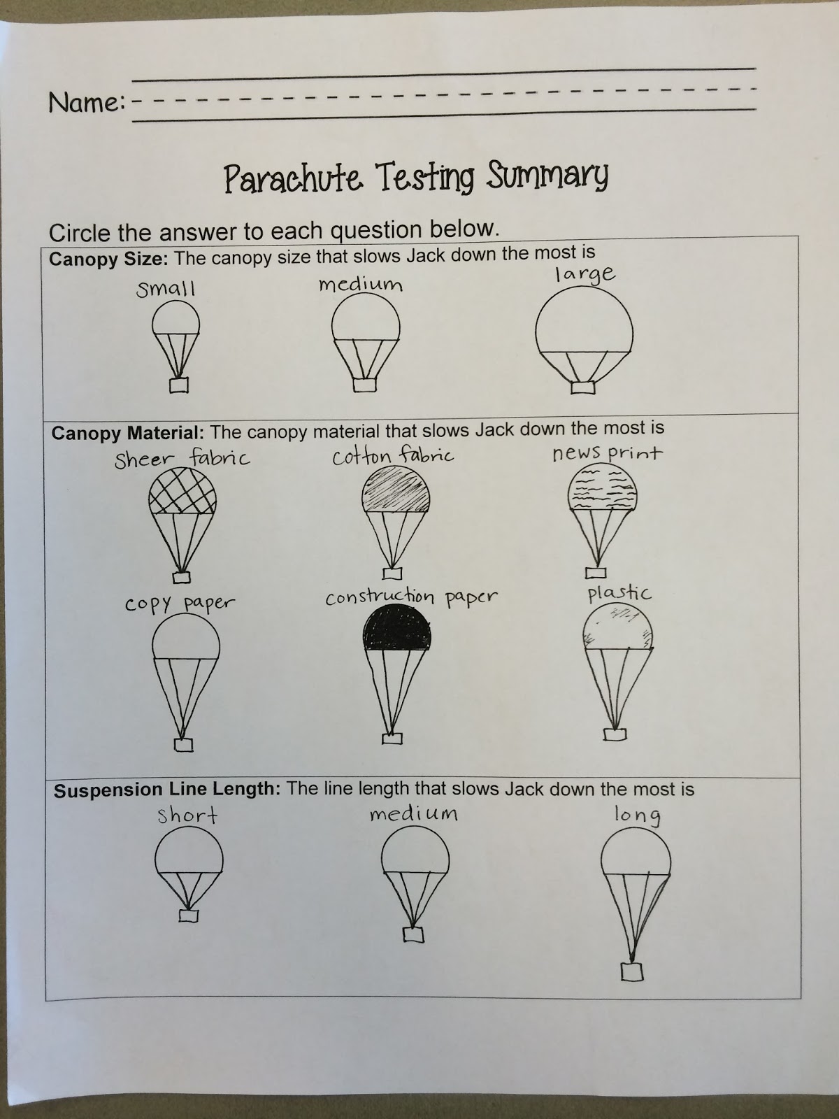 7 Ways to Use Parachute Worksheets for Career Success