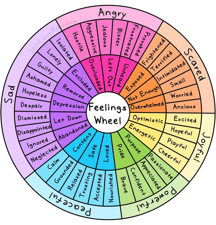 Wheel Of Emotions Worksheet Psychpoint