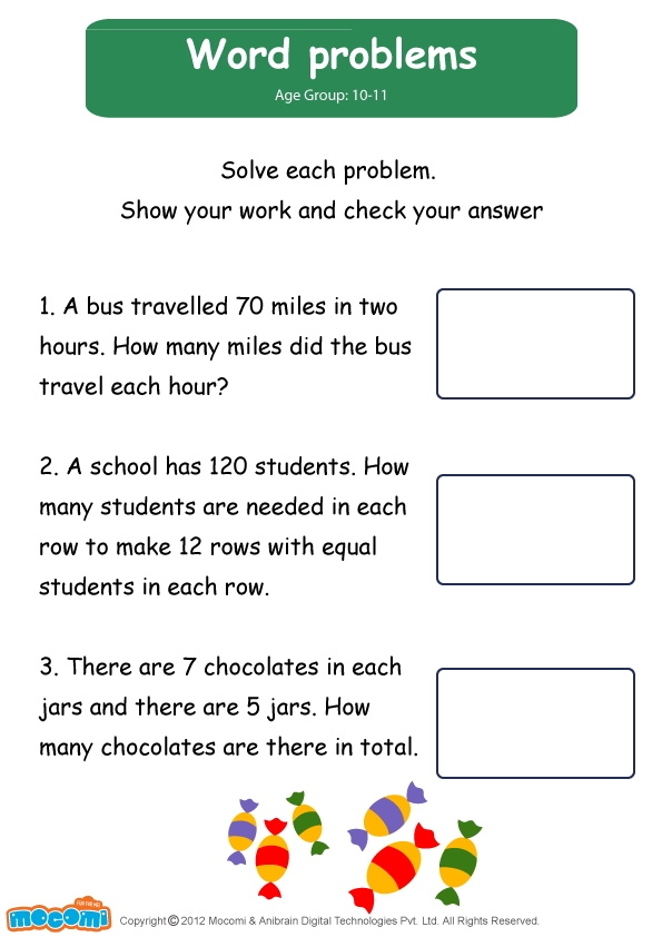 Word Problems Worksheets for Kids: Fun and Challenging Practice