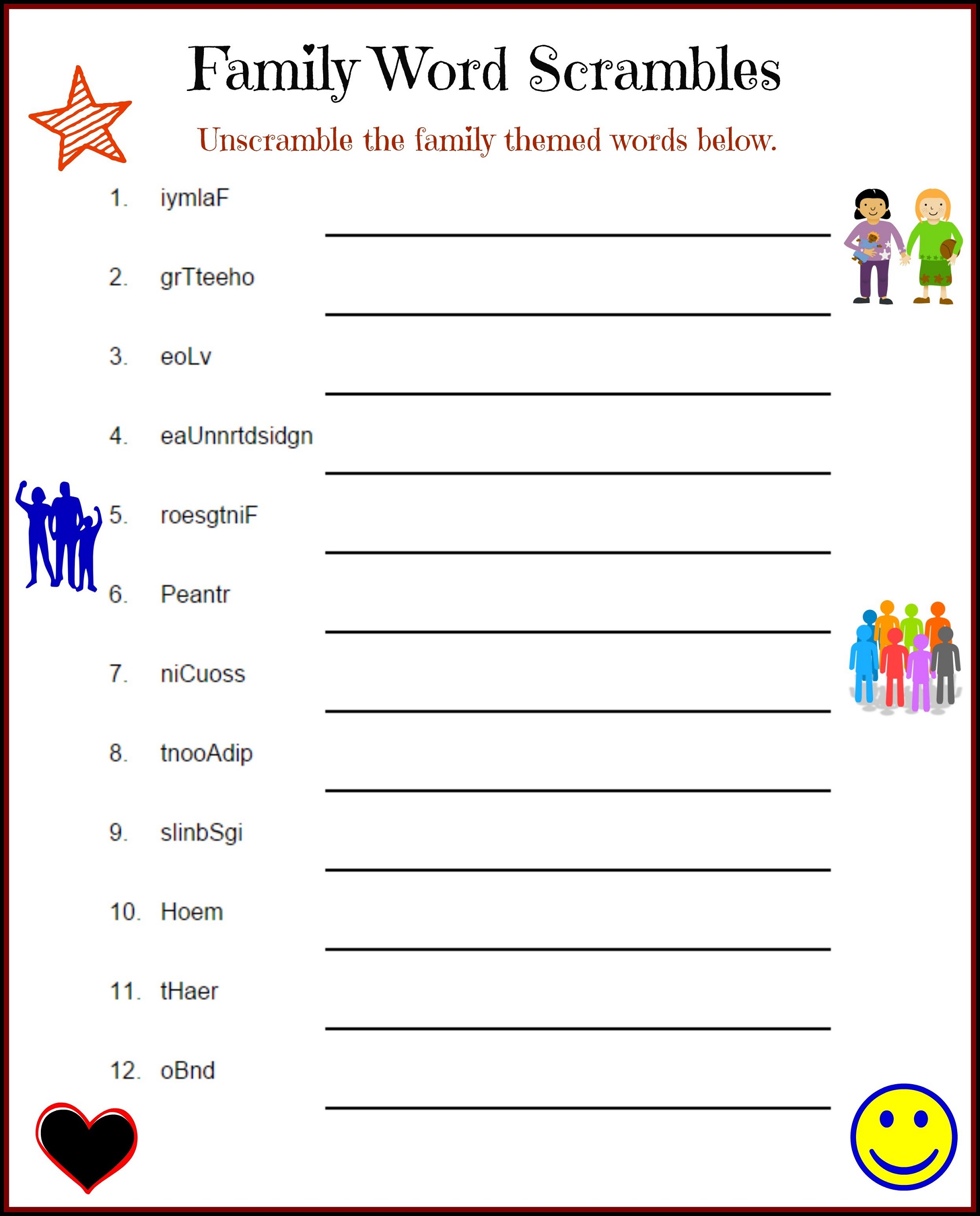 7 Ways to Unscramble Words with Worksheets