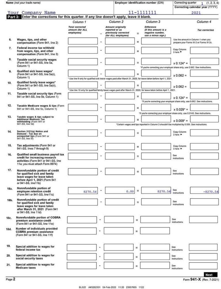 7 Tips for Completing Form 941x