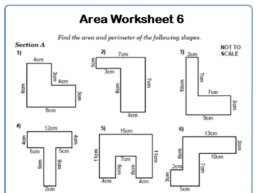 Mastering Compound Shapes: Area Worksheet Guide