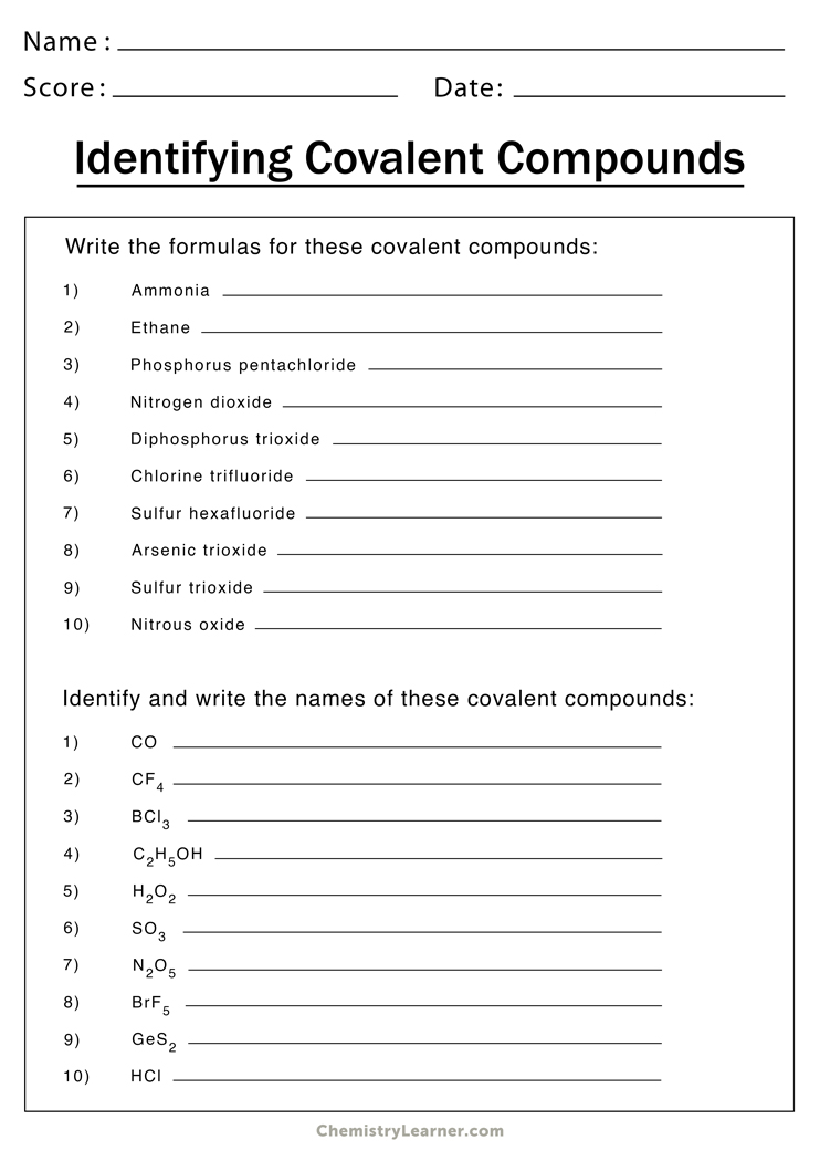 Ionic Bonding Worksheet: Master the Art of Chemical Bonds