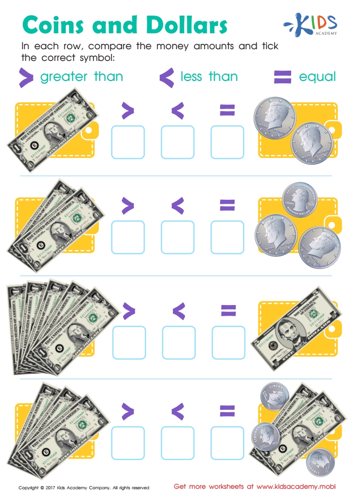 Worksheet Money Grade 2