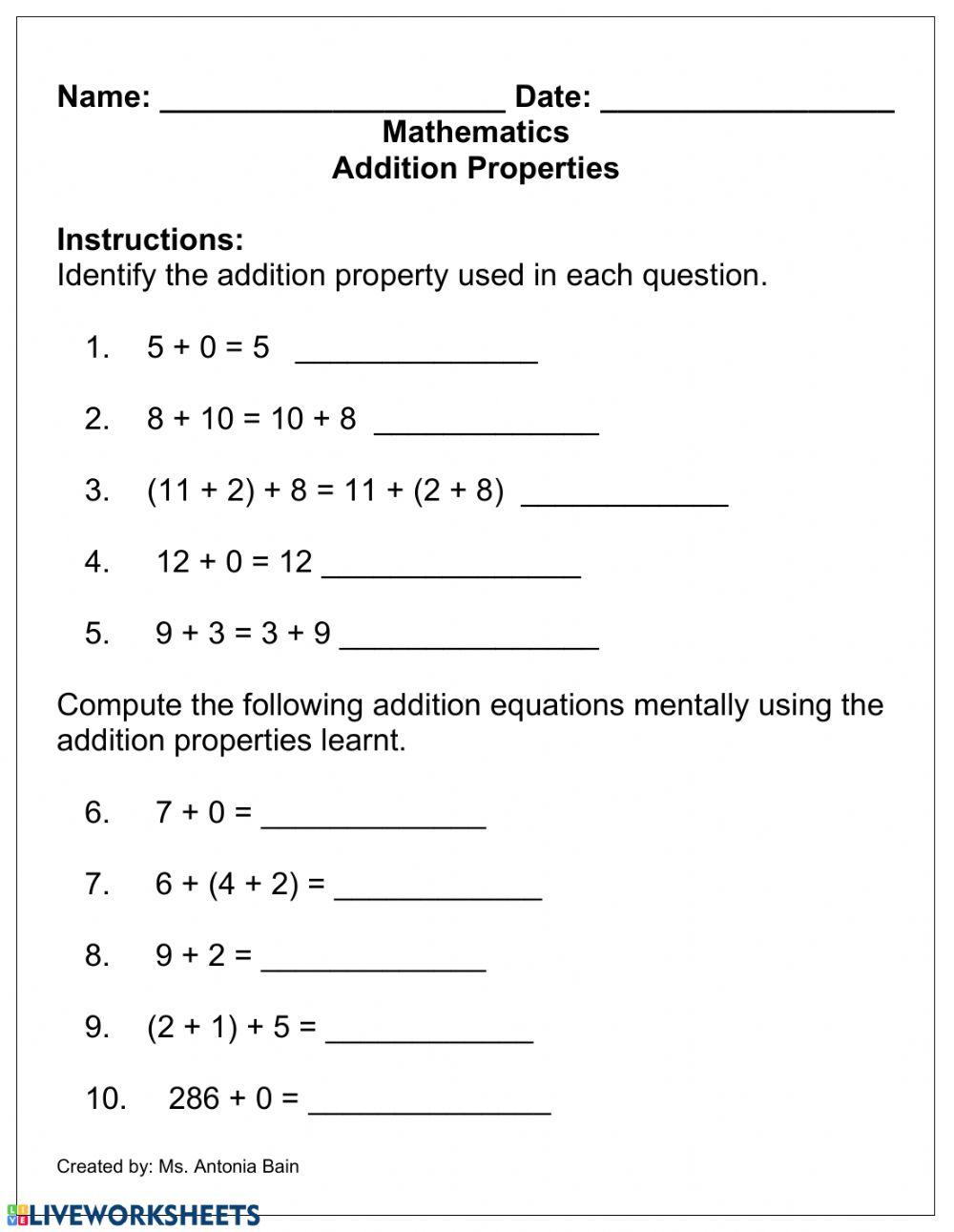 7 Key Properties of Addition Explained