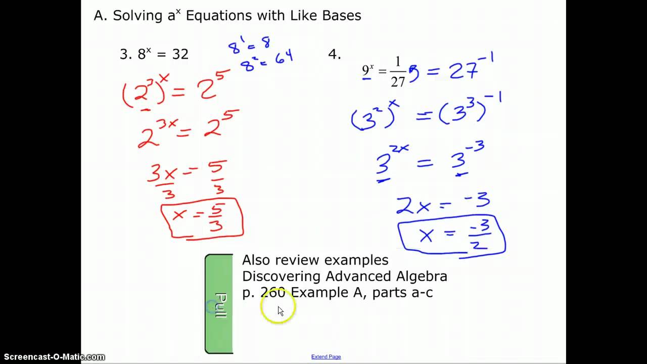 5 Ways to Solve Exponential Equations Easily