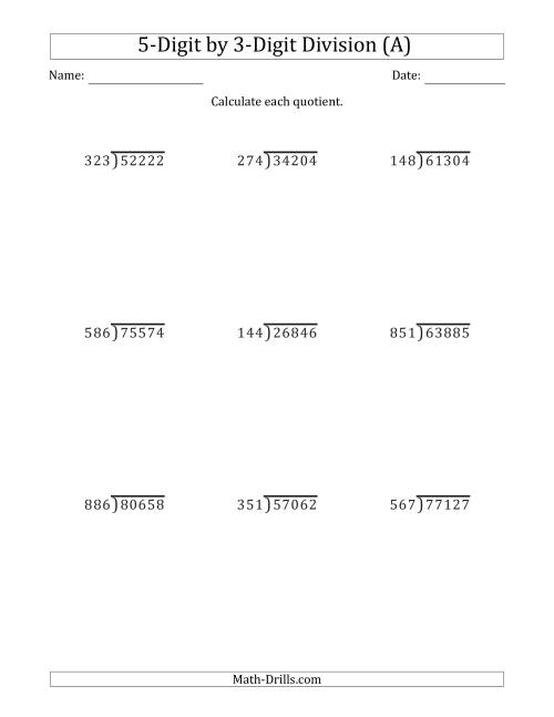 Division Worksheets with Remainders Made Easy