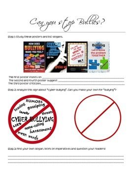 Stop Bullying Worksheets for a Safer School Environment