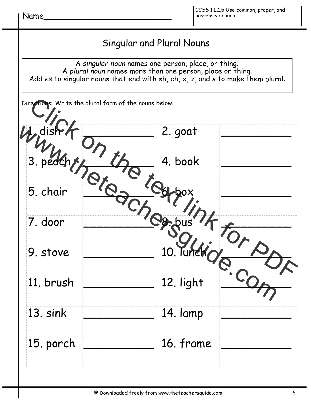 5 Ways to Master Singular and Plural Nouns Worksheets