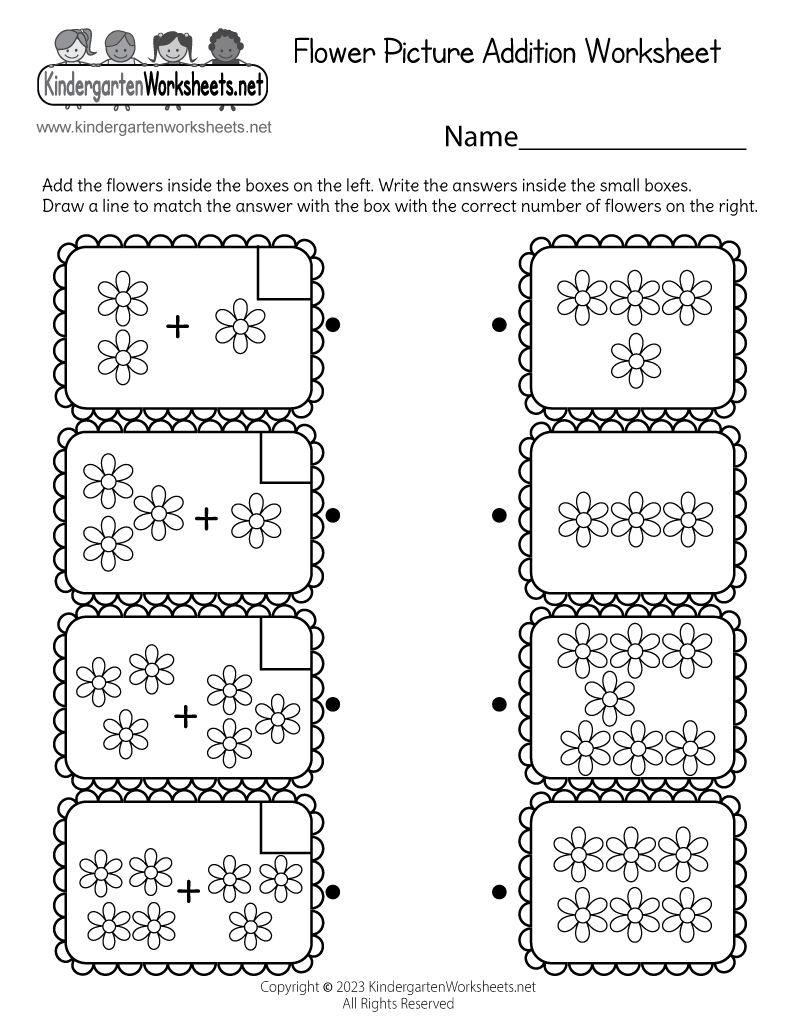 Kindergarten Addition Worksheets Fun and Easy Learning