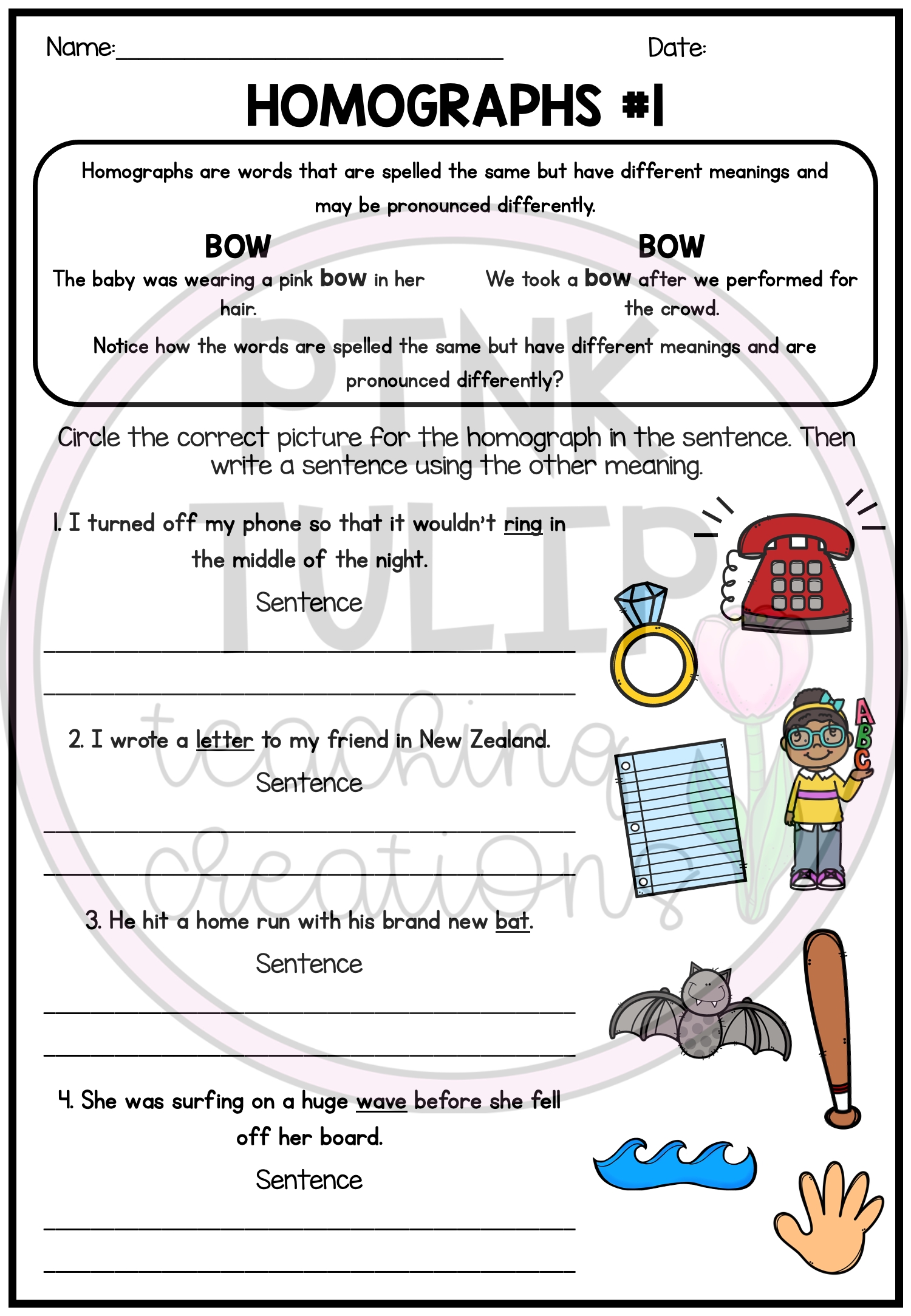 7 Ways to Master Homographs with Worksheets