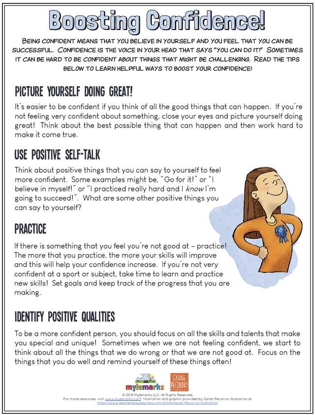 Boosting Confidence: Self Esteem Worksheets for Kids