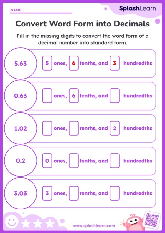 Write Decimals in Word Form Made Easy